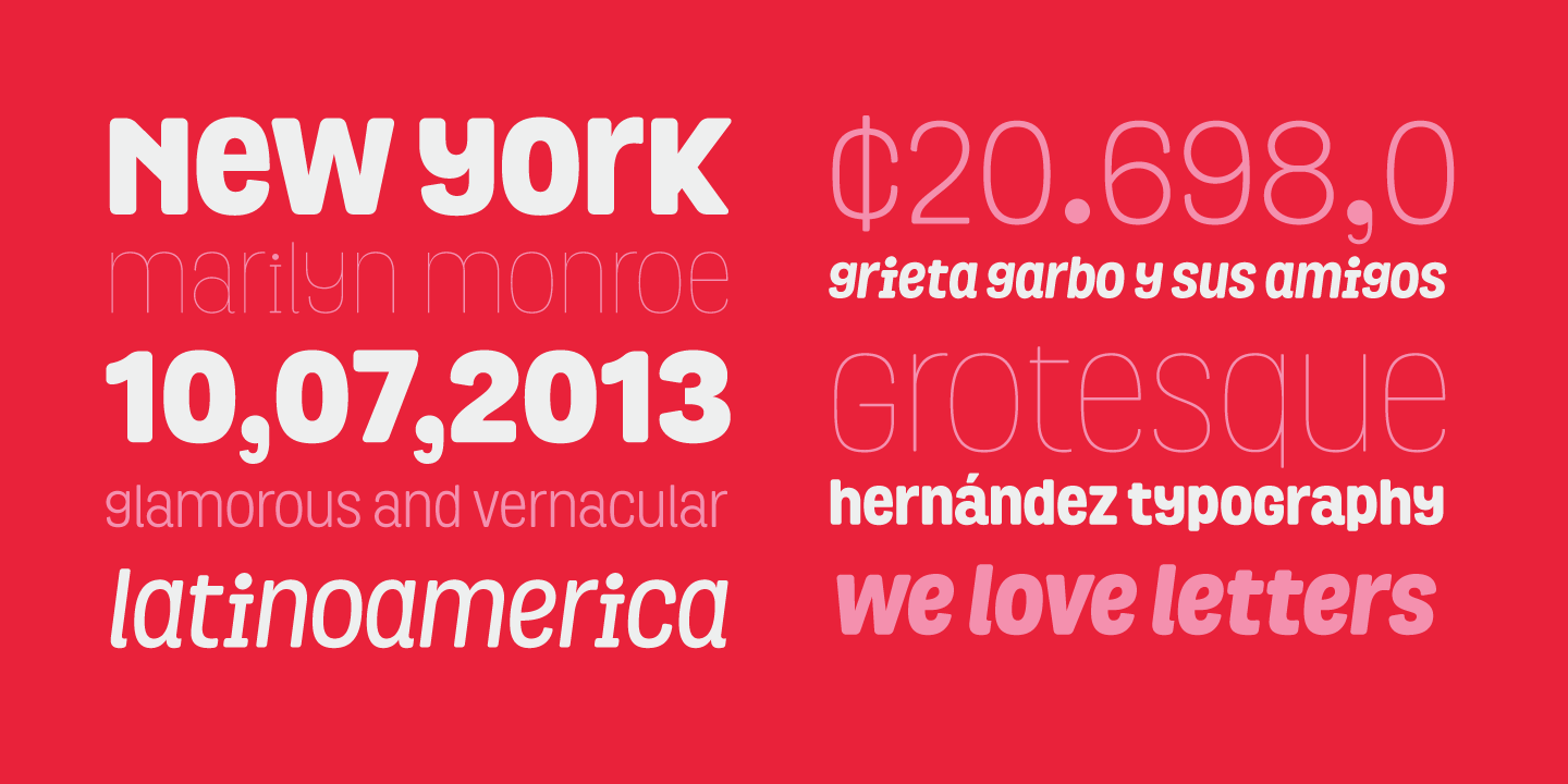 Example font Grota Rounded #7